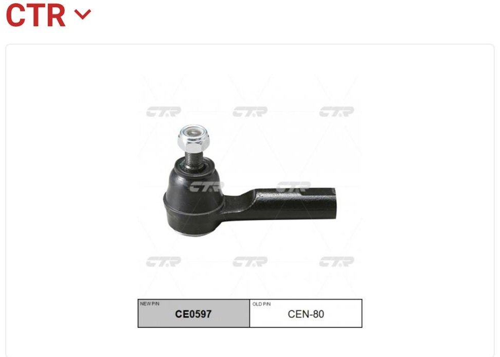 CTR рулевой наконечник CEN80 купить,NaN