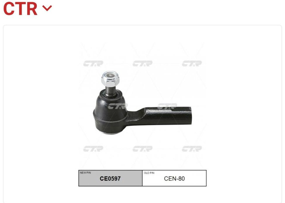 CTR рулевой наконечник CEN80 купить,NaN