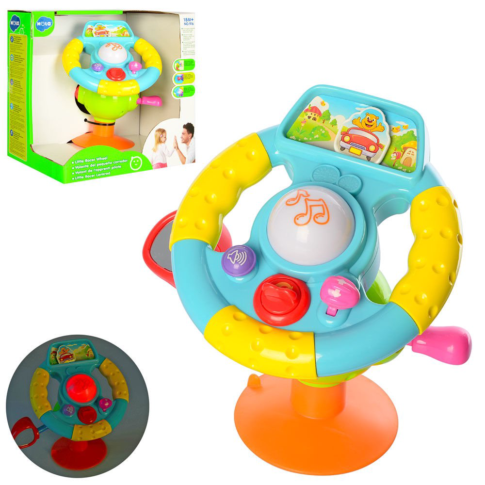 Игрушка развивающая HuiLe Музыкальный руль 916 купить,NaN