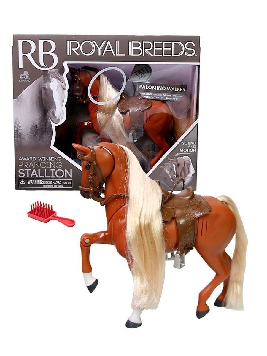 Фигурка лошадка Lanard Royal Breeds 85002-EPWB-1650/2 20см  купить,NaN
