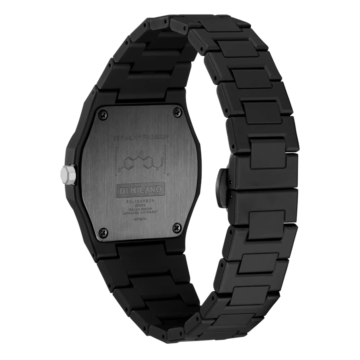 Наручные часы D1 Milano Black 01 D1-PCBU07