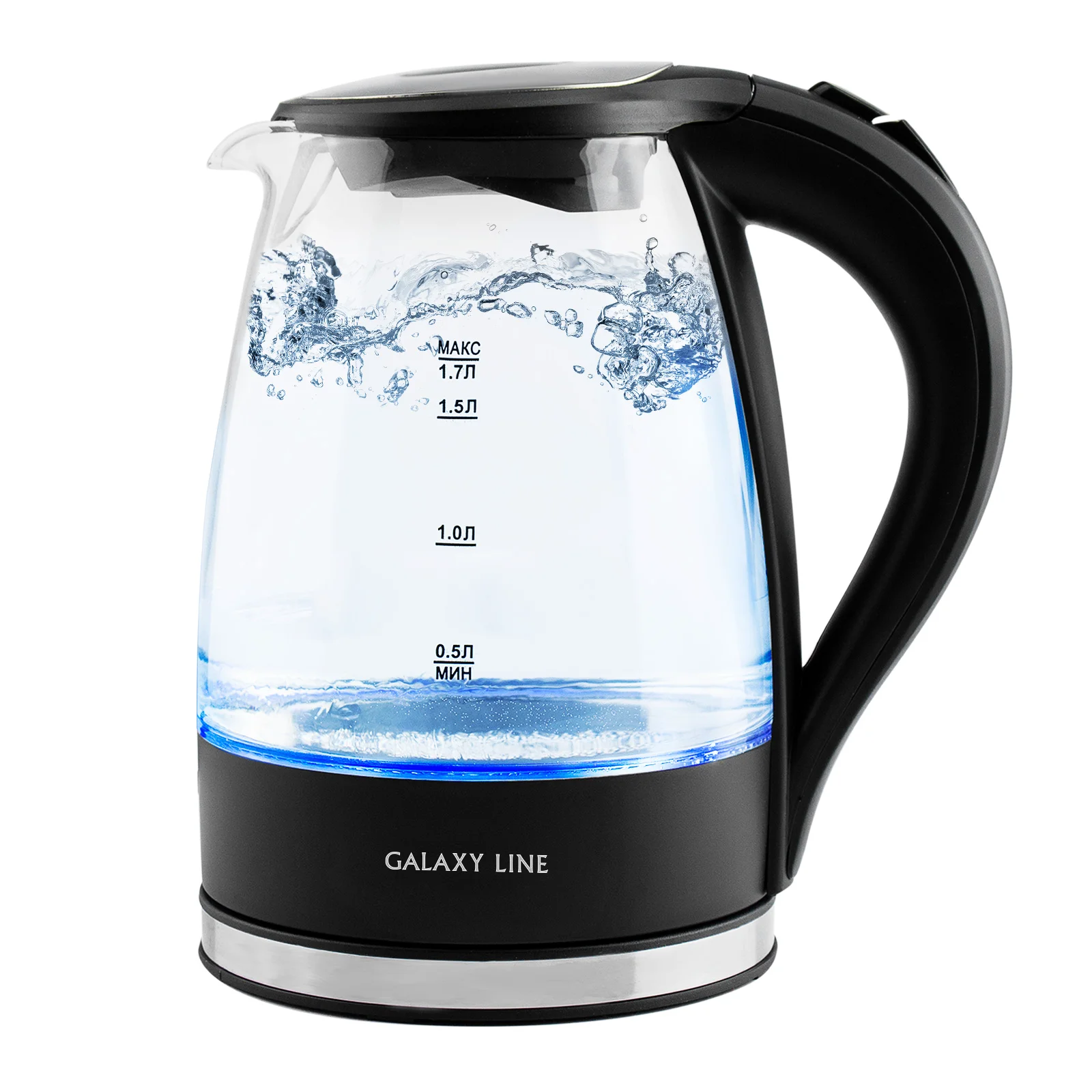 Электрочайник Galaxy Line GL0552 1.7 л черный купить,12100