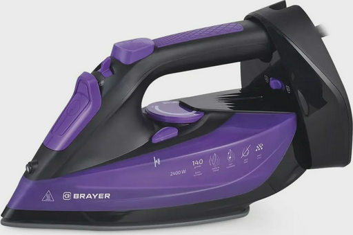 Утюг Brayer BR4016 черно-фиолетовый