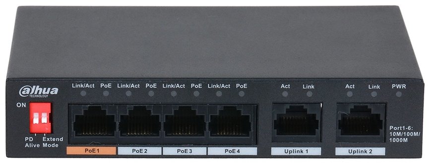 коммутатор Dahua DH-PFS3006-4GT-60 купить,NaN