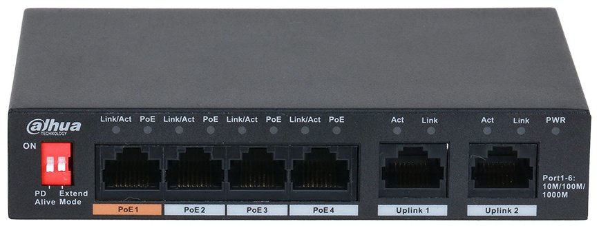 коммутатор Dahua DH-PFS3006-4GT-60 купить,NaN