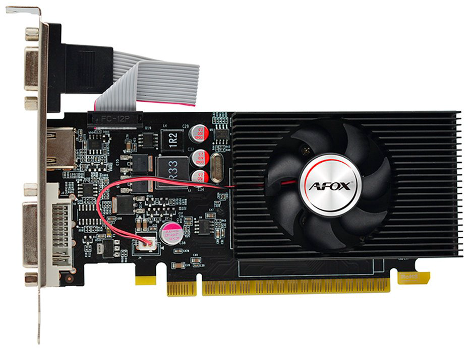 Видеокарта AFOX GT730 2GB D3 LP Single Fan 2 Гб