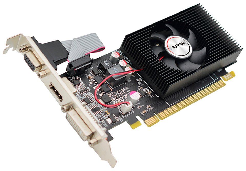 Видеокарта AFOX GT730 2GB D3 LP Single Fan 2 Гб