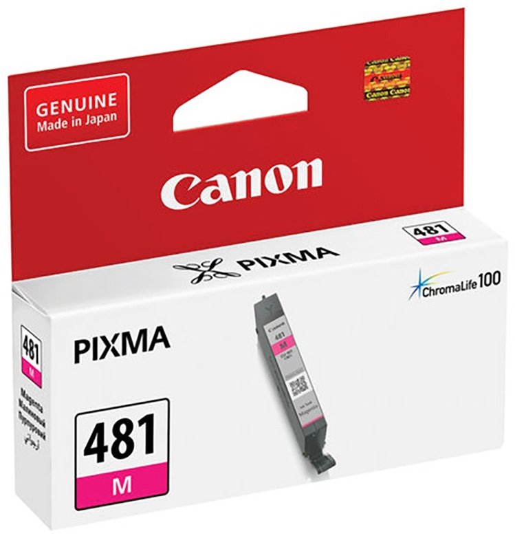 Картриджи Canon CLI-481M 2099C001AA пурпурный (magenta) купить,NaN