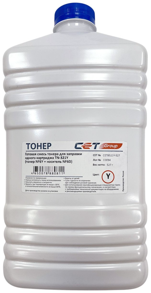 Тонер CET CET8521Y-527 желтый купить,NaN