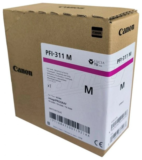 Картриджи Canon 6847C001AA без чипа пурпурный (magenta)