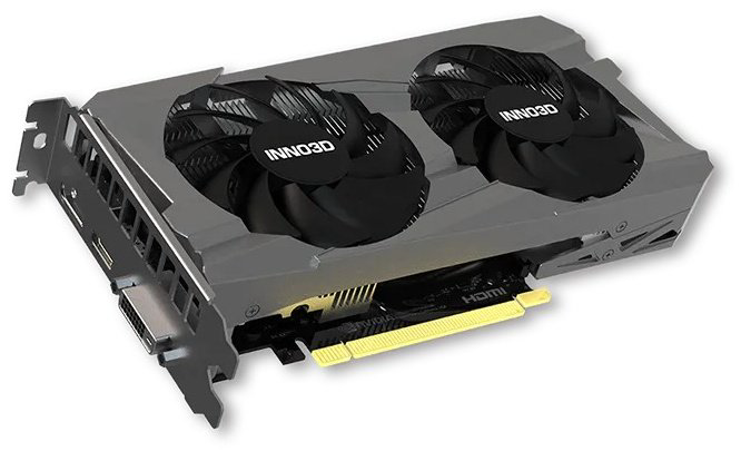 Видеокарта Inno3D RTX 3050 TWIN X2 6GB, N30502-06D6-1880VA60 6 Гб купить,NaN