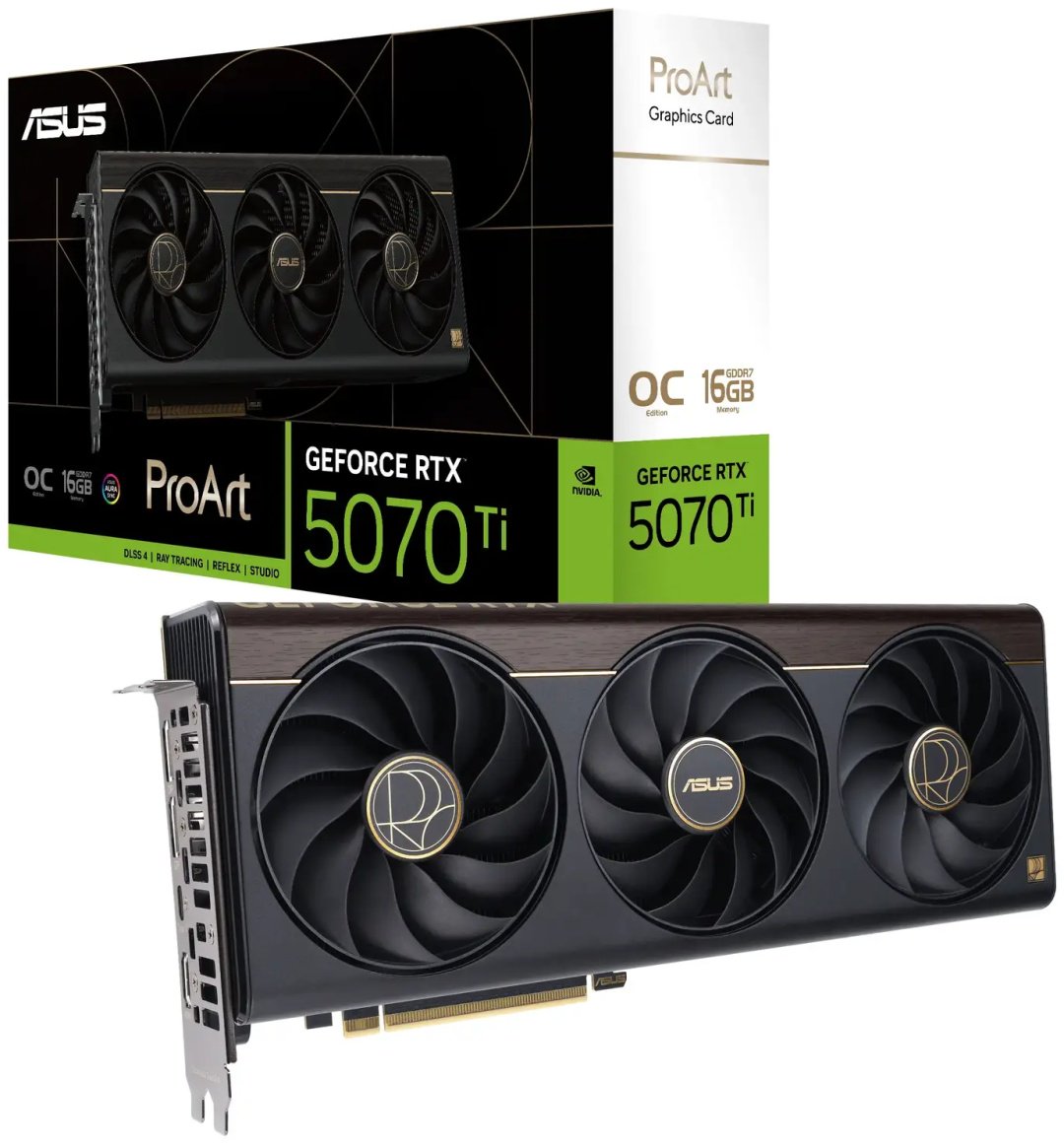 Видеокарта ASUS PROART-RTX5070TI-O16G 16 Гб купить,NaN