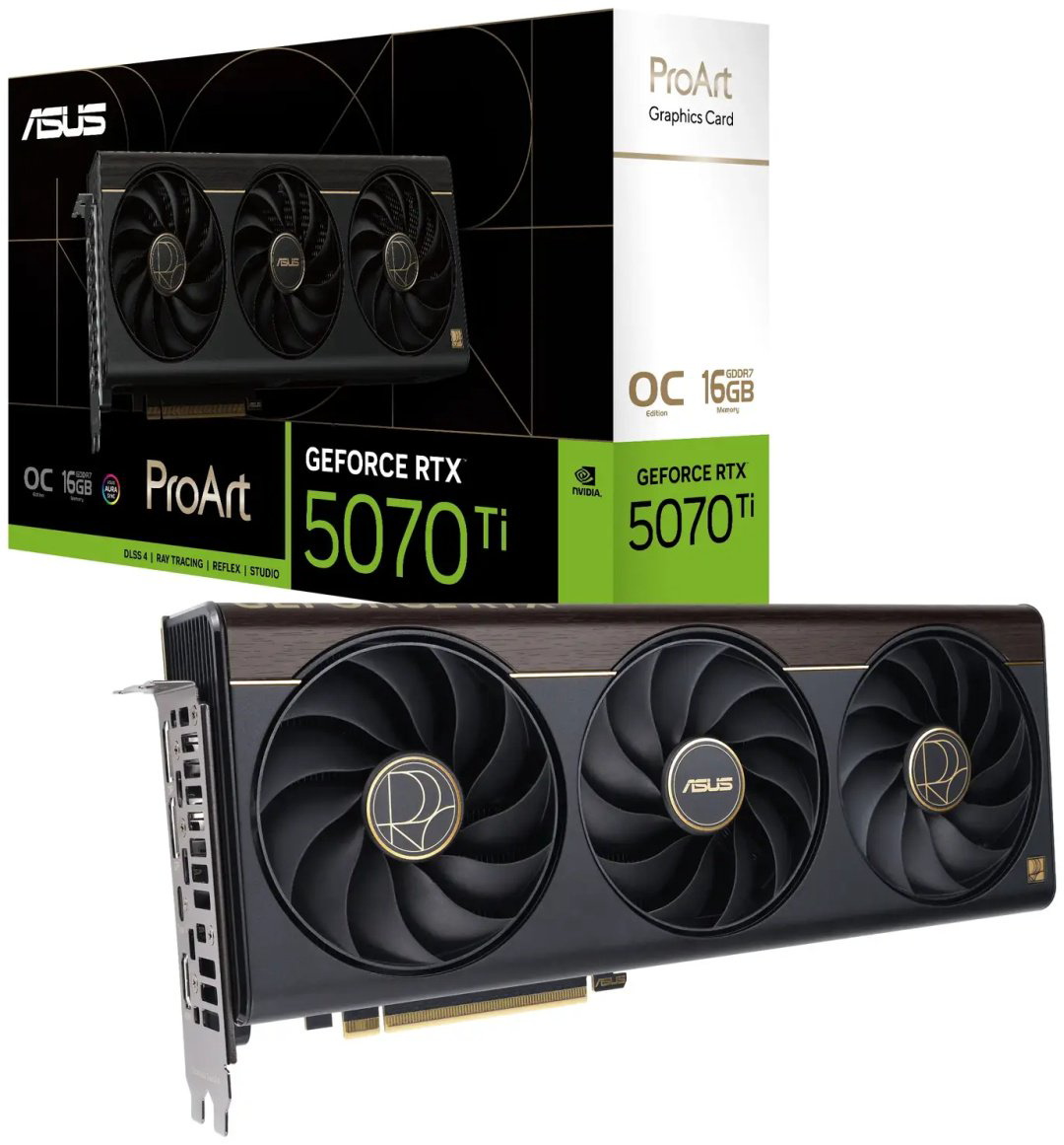 Видеокарта ASUS PROART-RTX5070TI-O16G 16 Гб купить,NaN