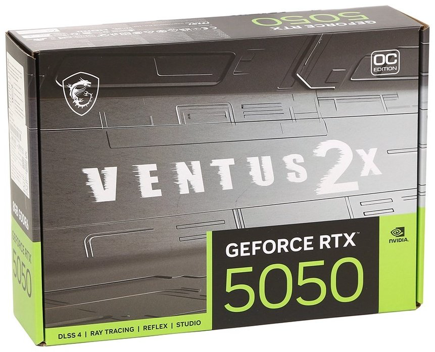 Видеокарта MSI RTX 5050 Ventus 2X OC (RTX 5050 8G VENTUS 2X OC) 8 Гб купить,237990