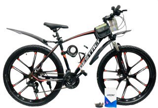 Велосипед Gestalt G999 27.5" 19 2021 черно-красный