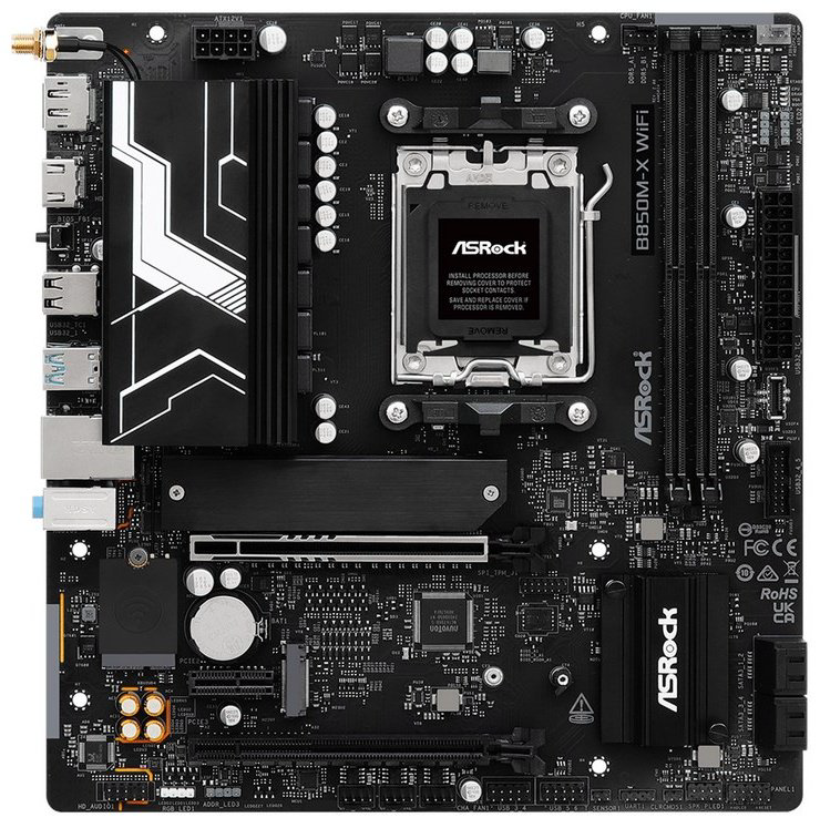 Материнская плата ASRock B850M-X WiFi R2.0 90-MXBSH0-A0UAYZ купить,NaN