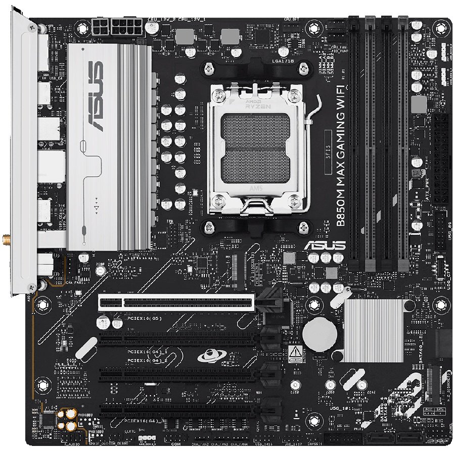 Материнская плата ASUS B850M MAX GAMING WIFI