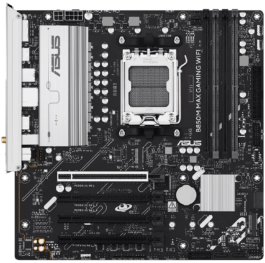 Материнская плата ASUS B850M MAX GAMING WIFI
