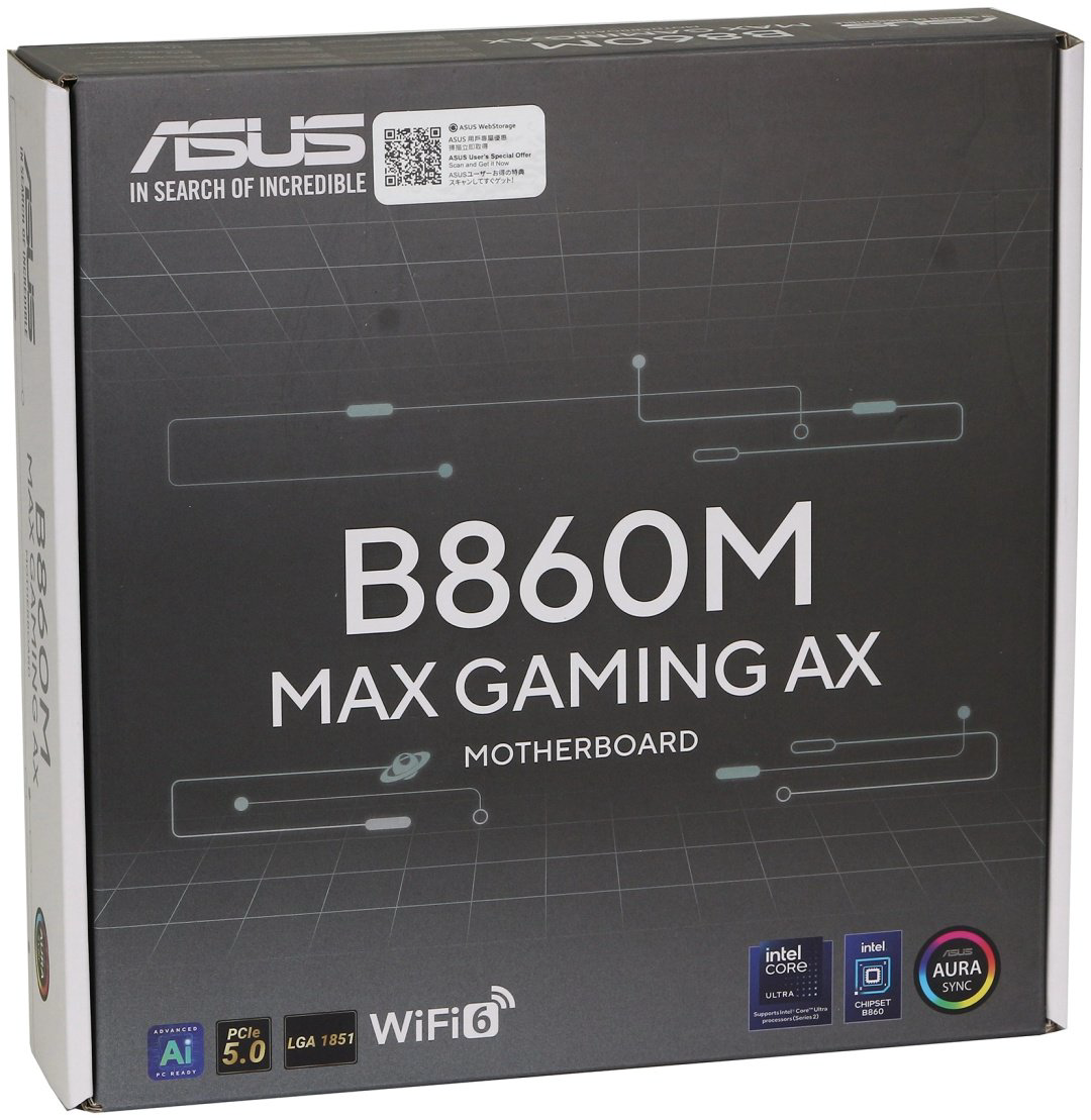Материнская плата ASUS B860M MAX GAMING AX (90MB1JZ0-M0EAY0) купить,NaN