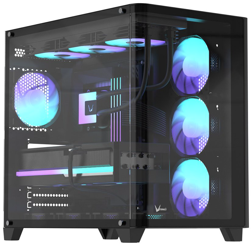 Корпус Formula V Crystal U2 Floe Black без Б/П черный купить,NaN