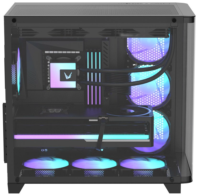 Корпус Formula V Crystal U2 Floe Black без Б/П черный купить,NaN