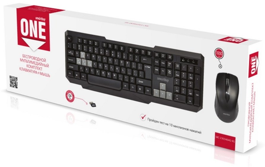 Клавиатура Smartbuy SBC-230346AG-KG черный купить,NaN