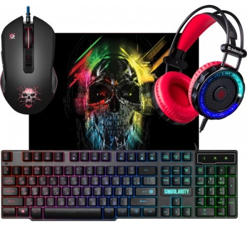 Клавиатура Defender Singularity MKP-118 черный
