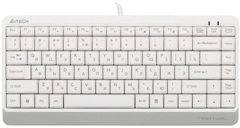 Клавиатура A4Tech FK11-WHITE белый - ForteMarket Клавиатура A4Tech FK11-WHITE белый купить,6690