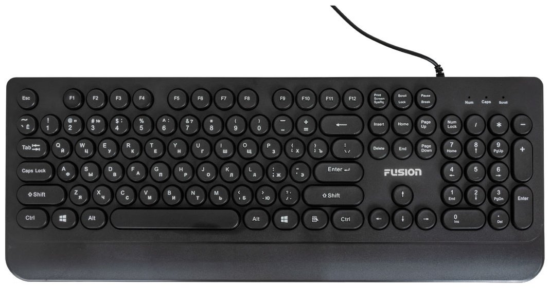 Клавиатура Fusion GK-189 черный