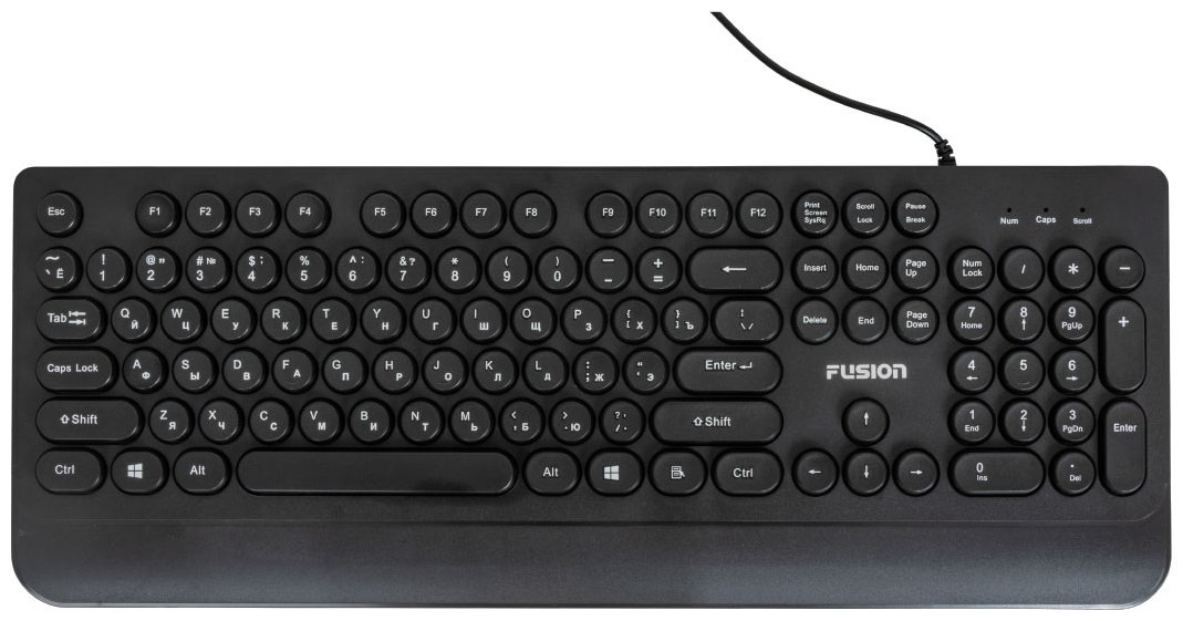 Клавиатура Fusion GK-189 черный купить,4790