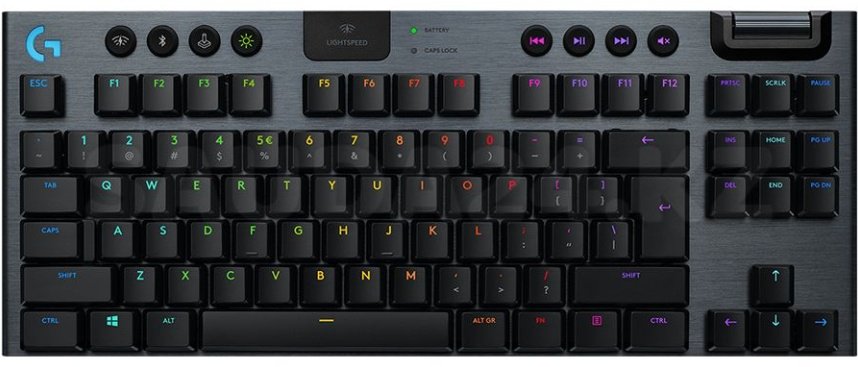 Клавиатура Logitech G915 X LIGHTSPEED TKL черный купить,NaN