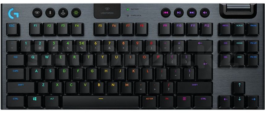 Клавиатура Logitech G915 X LIGHTSPEED TKL черный купить,NaN
