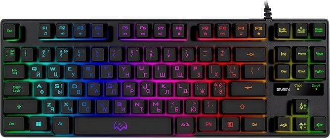 Клавиатура SVEN KB-G7400 SV-019488 черный купить,NaN