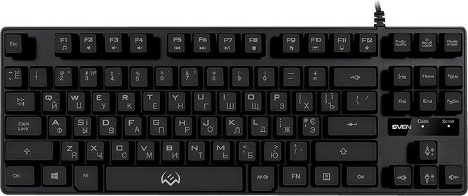 Клавиатура SVEN KB-G7400 SV-019488 черный купить,NaN