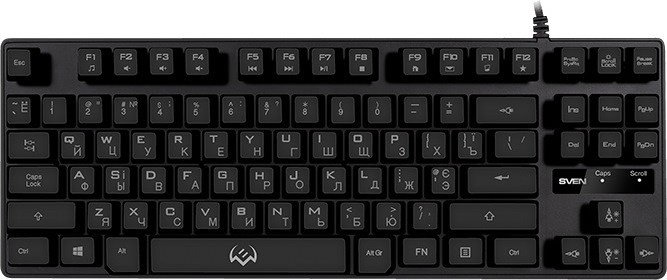 Клавиатура SVEN KB-G7400 SV-019488 черный купить,NaN
