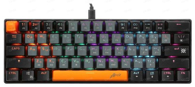 Клавиатура Defender APEX GK-002 черный купить,NaN