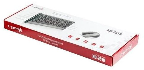Клавиатура X-Game XD-7510OGB черный купить,NaN
