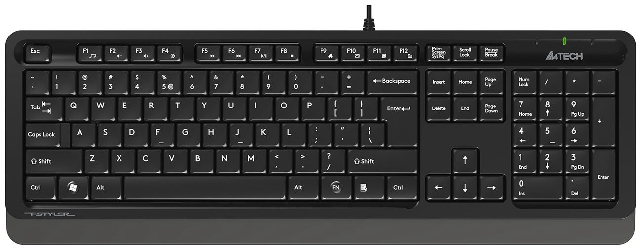 Клавиатура A4Tech Fstyler FK10 черный купить,NaN