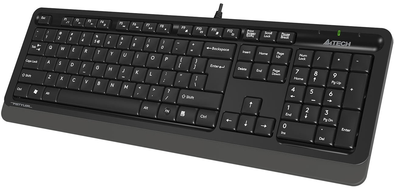 Клавиатура A4Tech Fstyler FK10 черный купить,NaN