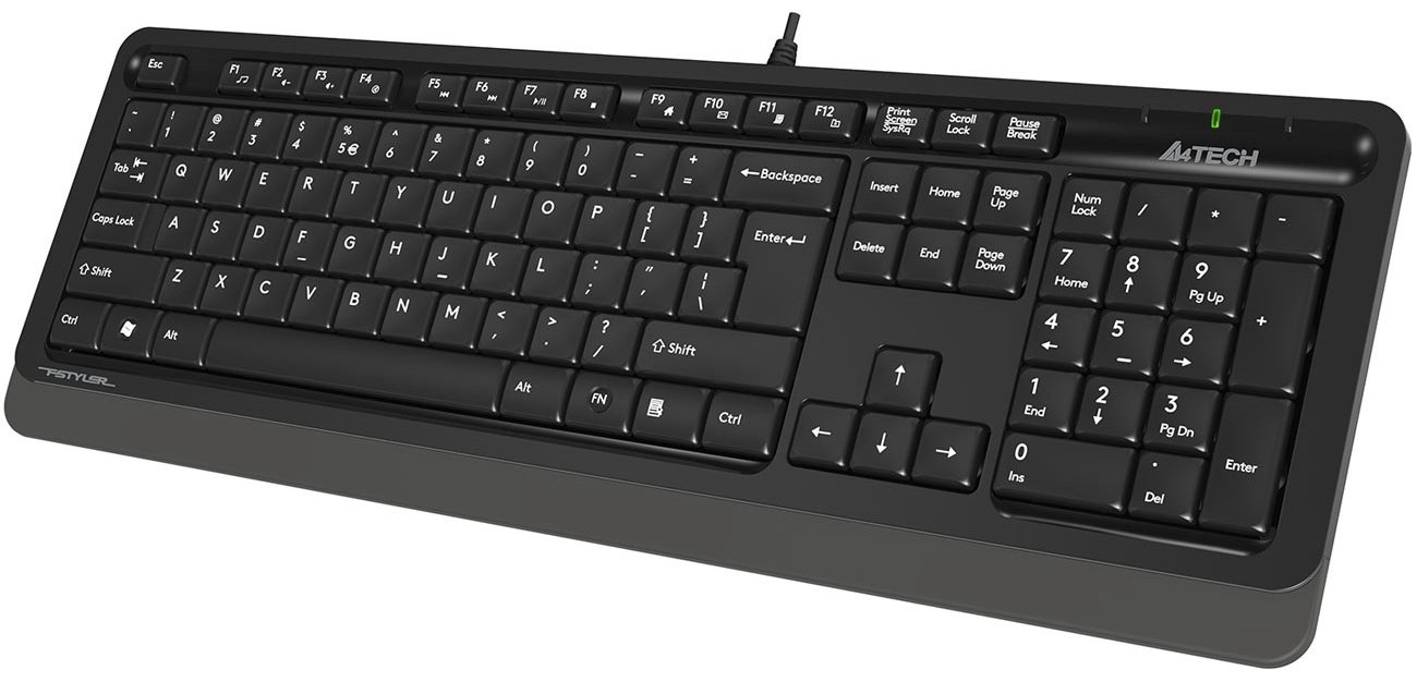 Клавиатура A4Tech Fstyler FK10 черный купить,NaN