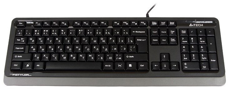 Клавиатура A4Tech Fstyler FK10 черный купить,NaN