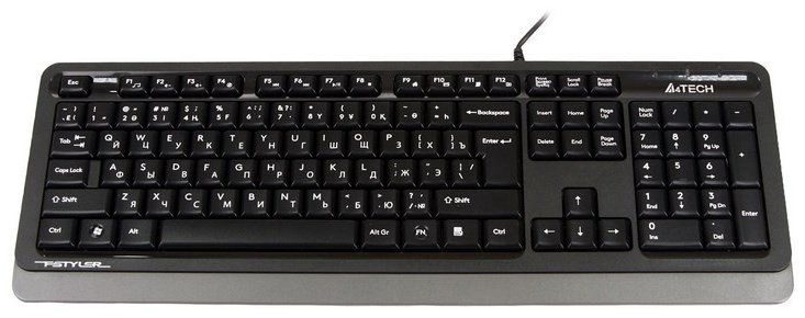 Клавиатура A4Tech Fstyler FK10 черный купить,NaN