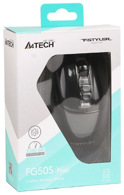 Мышь A4Tech FG50S Plus черный купить,6590