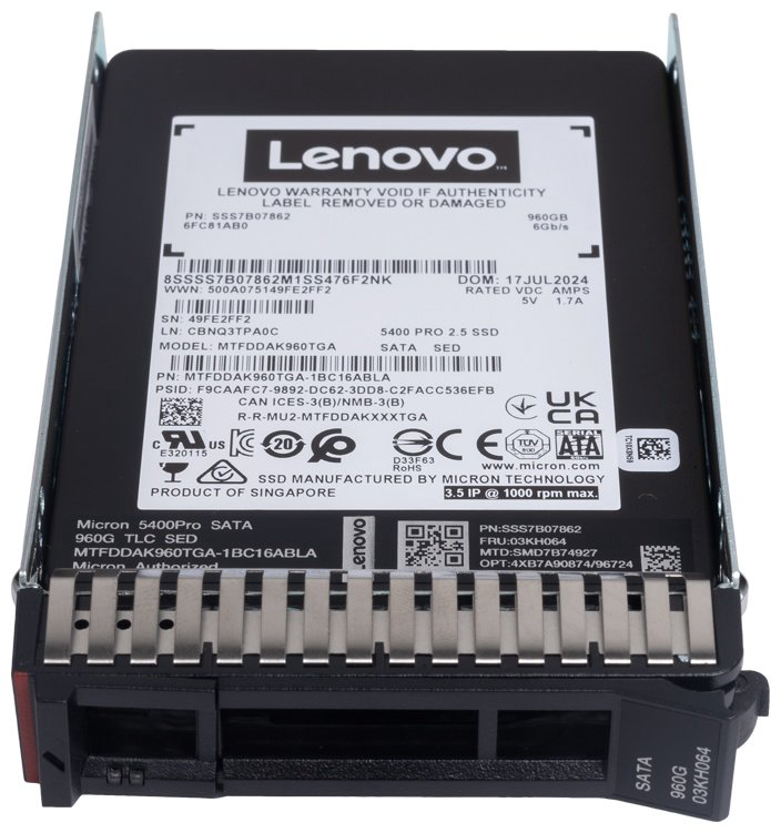 SSD Lenovo 4XB7A90874 960 Гб купить,NaN