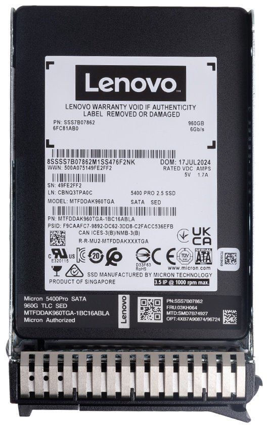 SSD Lenovo 4XB7A90874 960 Гб купить,NaN