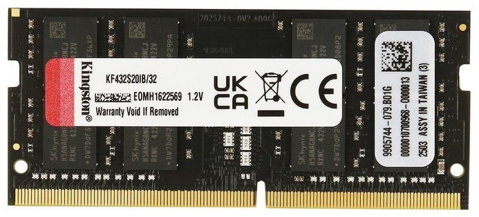 Оперативная память Kingston KF432S20IB/32 32 Гб купить,NaN