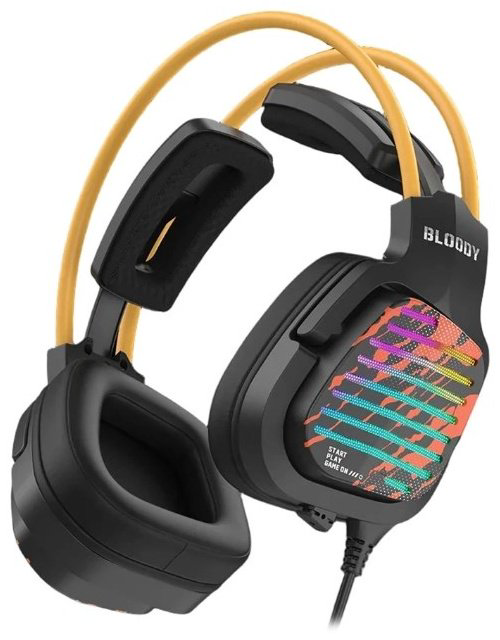 Наушники A4Tech Bloody G565 черно-желтый купить,14480