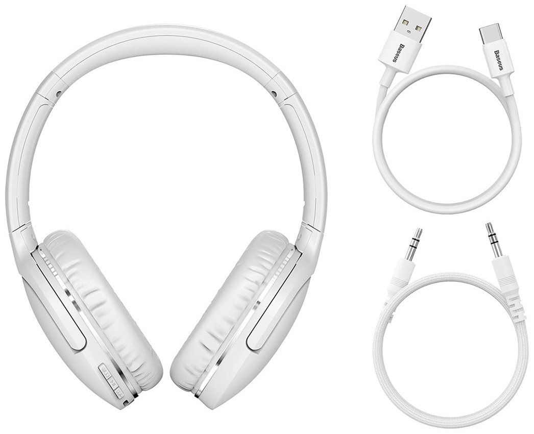 Наушники Baseus Encok D02 Pro белый купить,NaN
