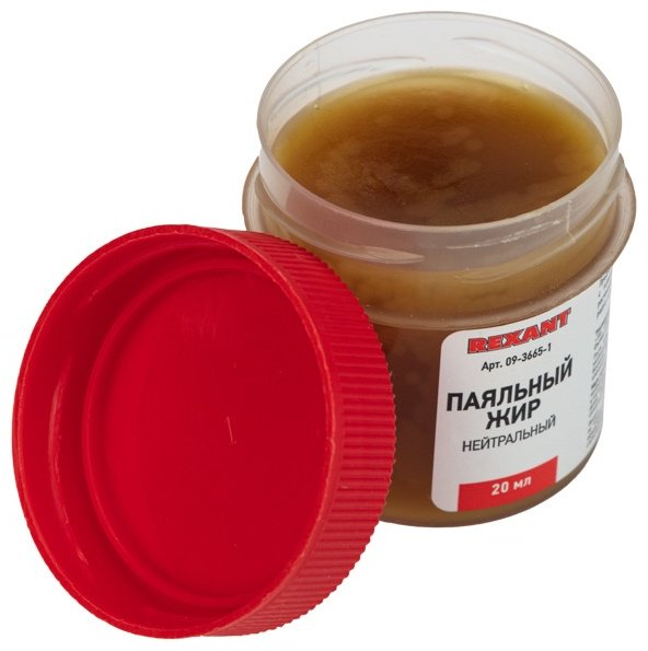 REXANT жир паяльный 09-3665-1 20 мл, 1 шт купить,NaN