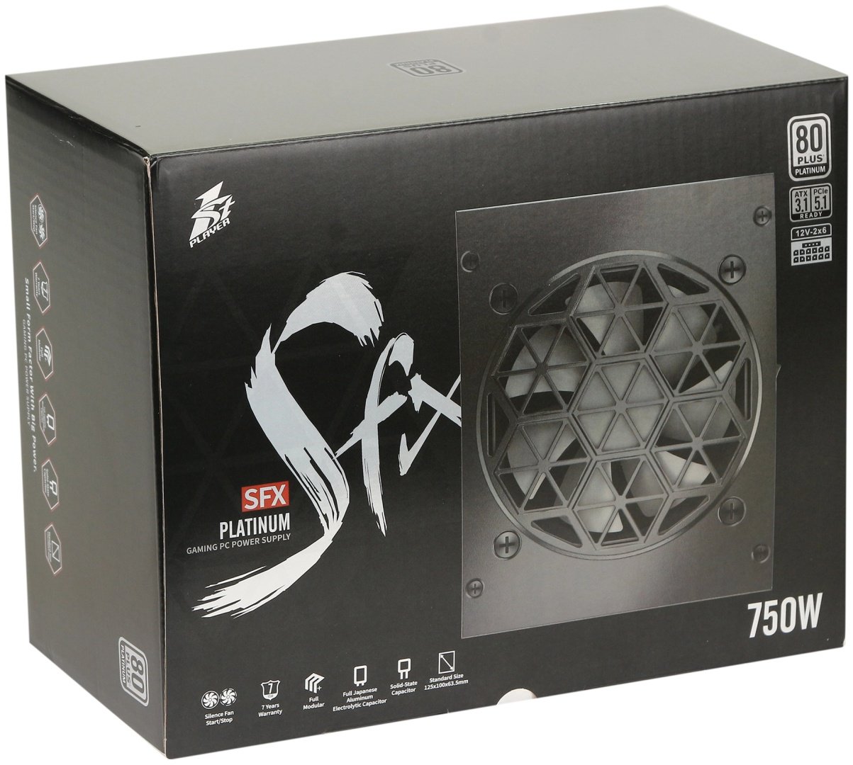 Блок питания 1STPLAYER PS-750SFX-BK-EU 750 Вт